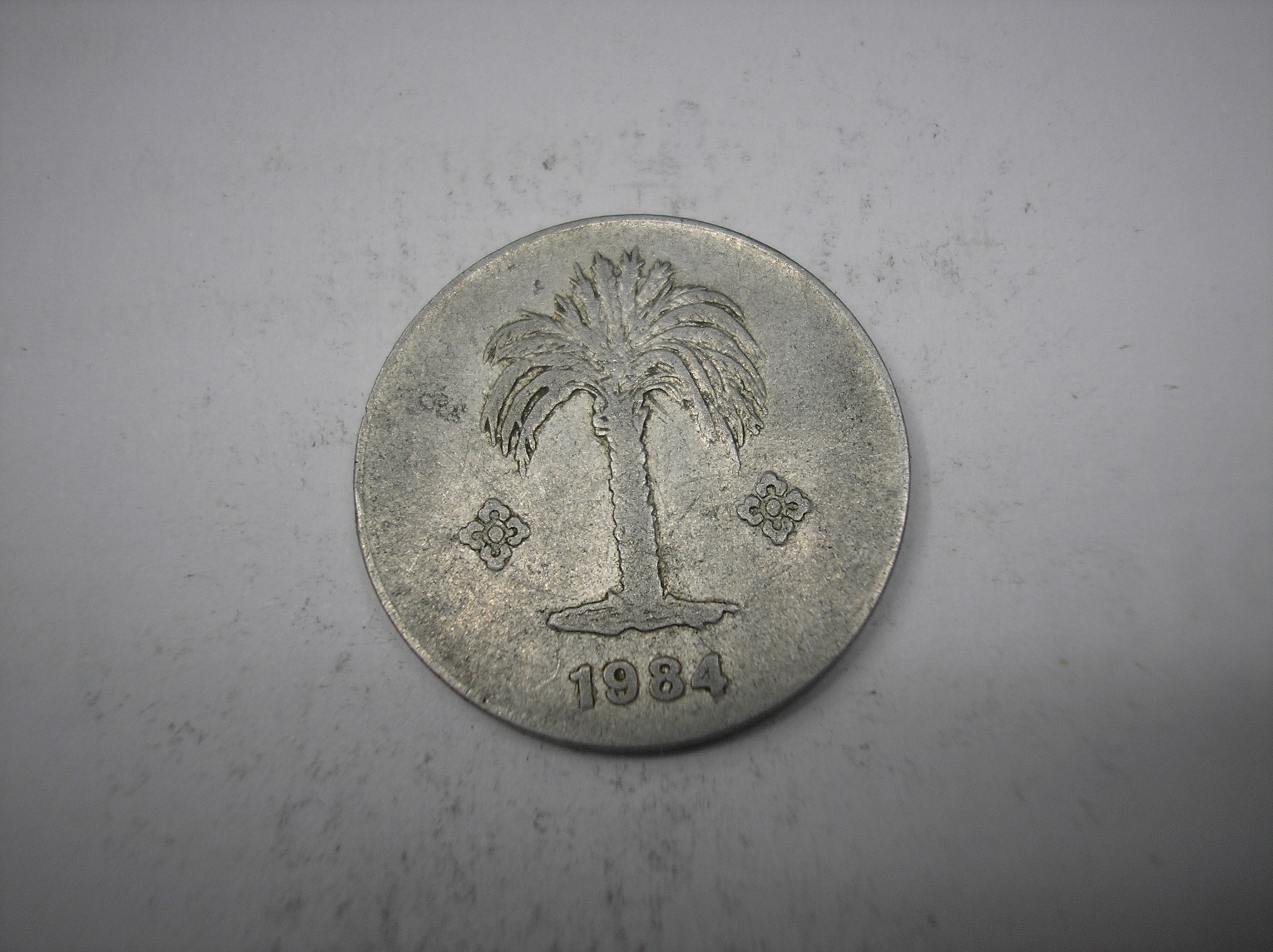 ARGELIA. 10 CENTIMOS DE METAL DE 1984