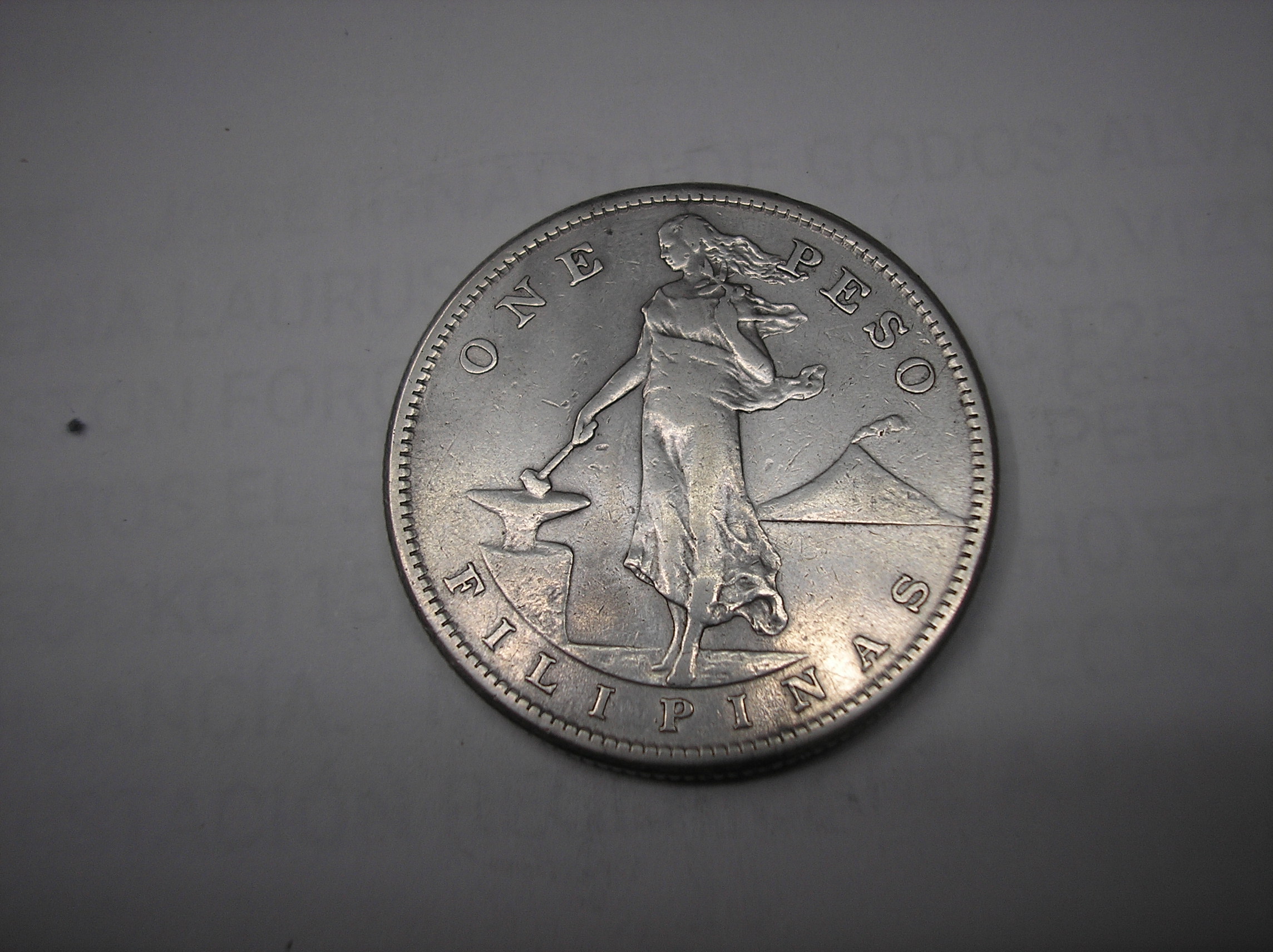 FILIPINAS .1 PESO DE PLATA DE 1907. S