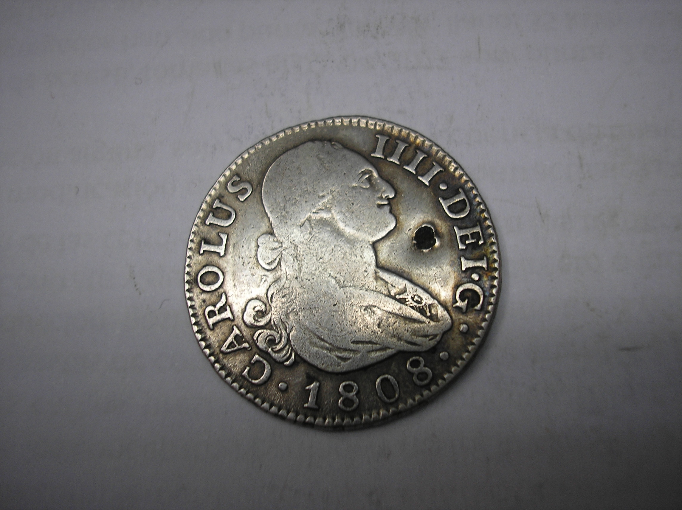 2 REALES DE PLATA DE 1808.MADRID.REY CARLOS IV.