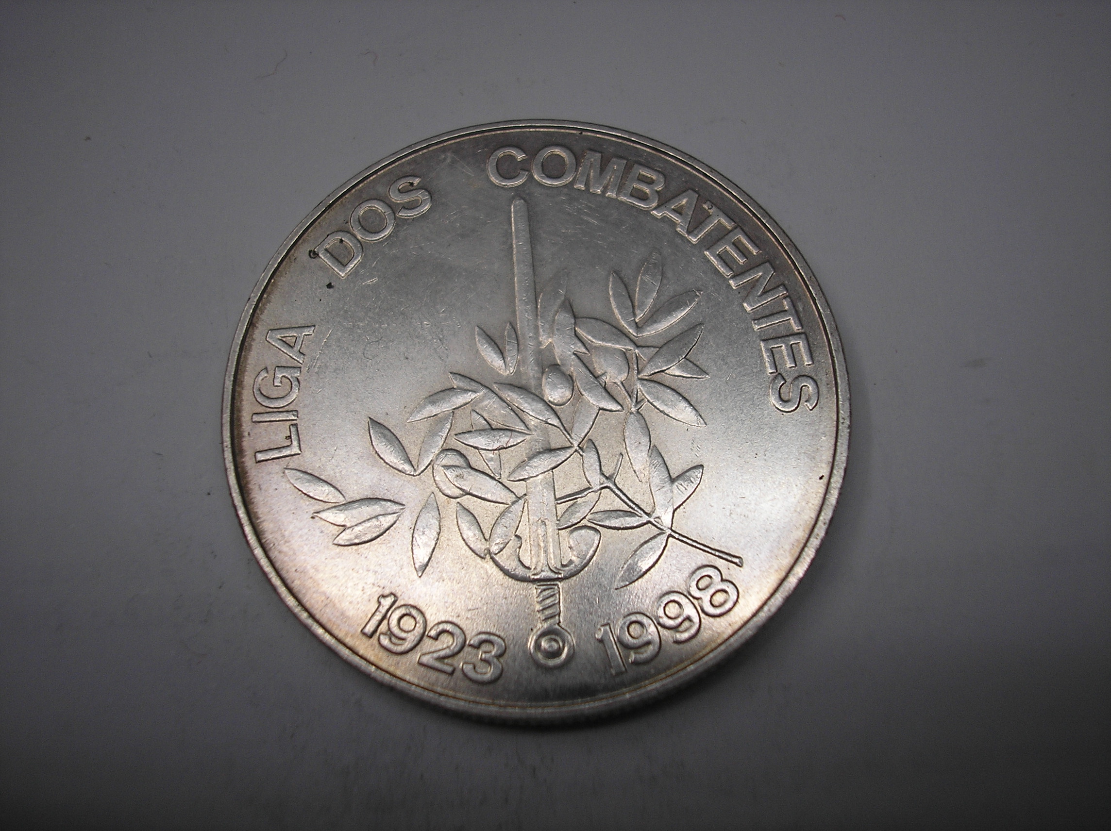 PORTUGAL, 1000 ESCUDOS DE PLATA DE 1998