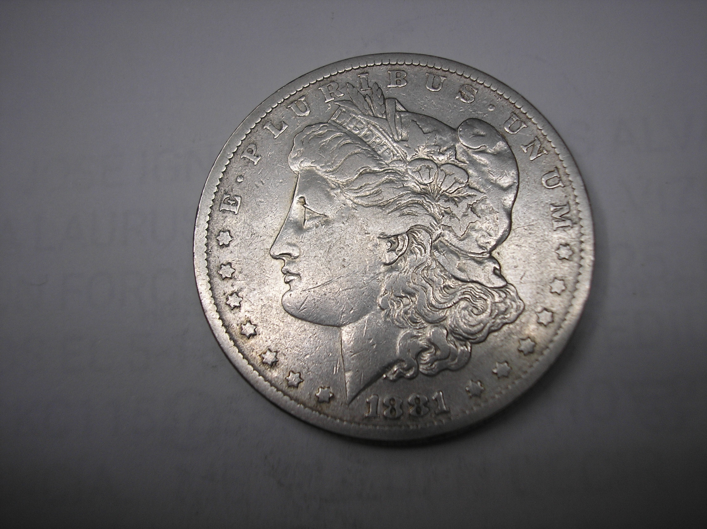 USA, 1 DOLAR MORGAN DE PLATA DE 1881