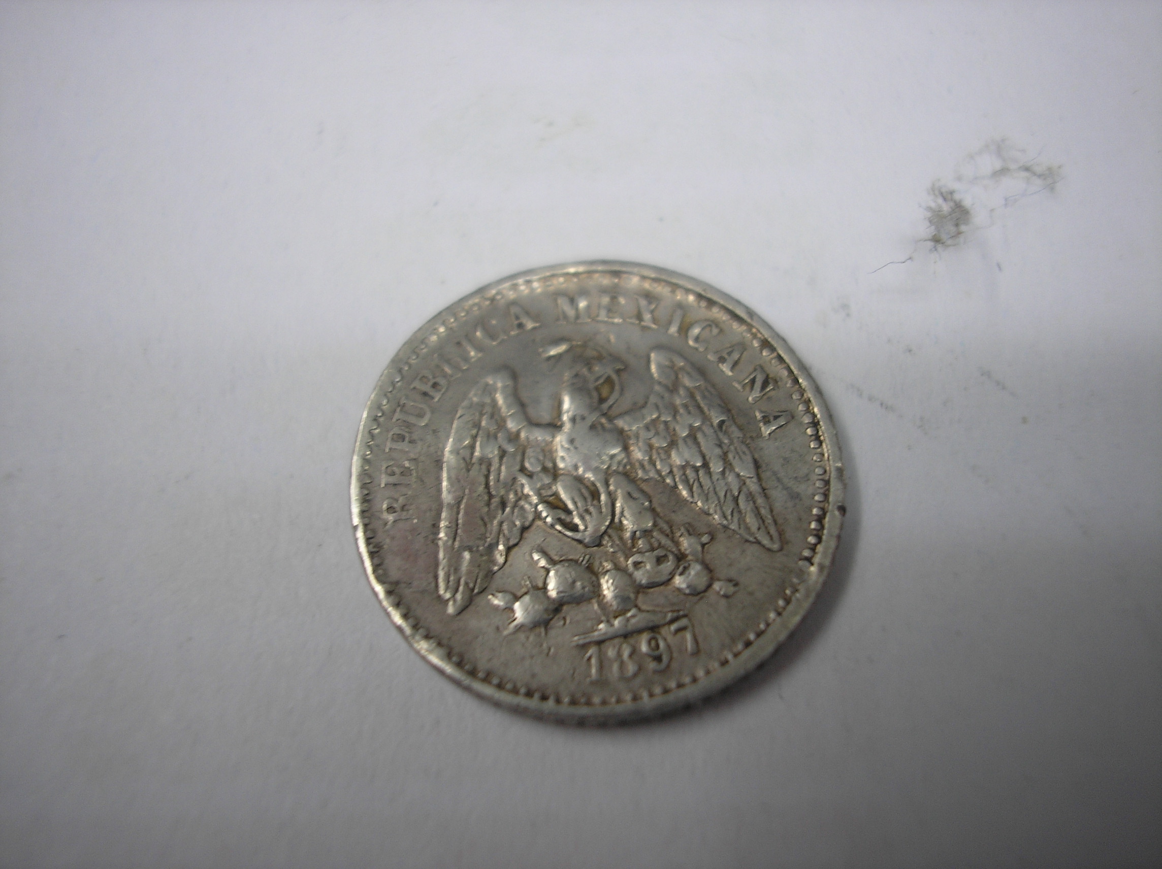 MÉXICO, 5 CENTAVOS DE METAL DE 1897 MO.MÉXICO