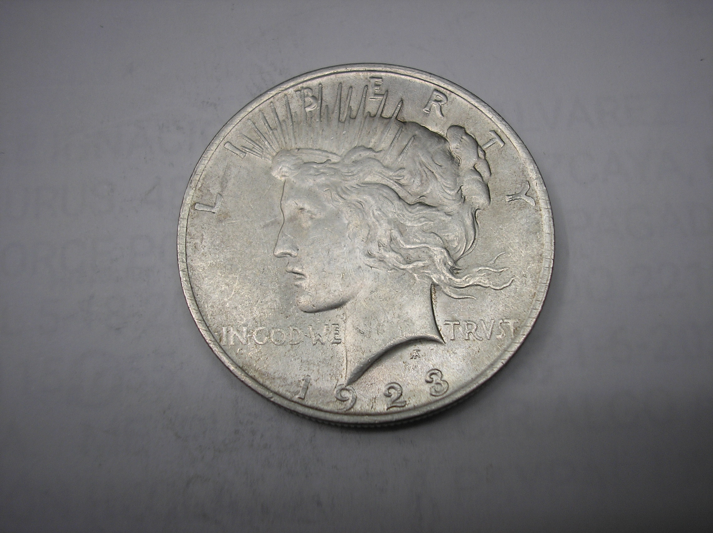USA, 1 DOLAR DE PLATA PEACE DE 1923