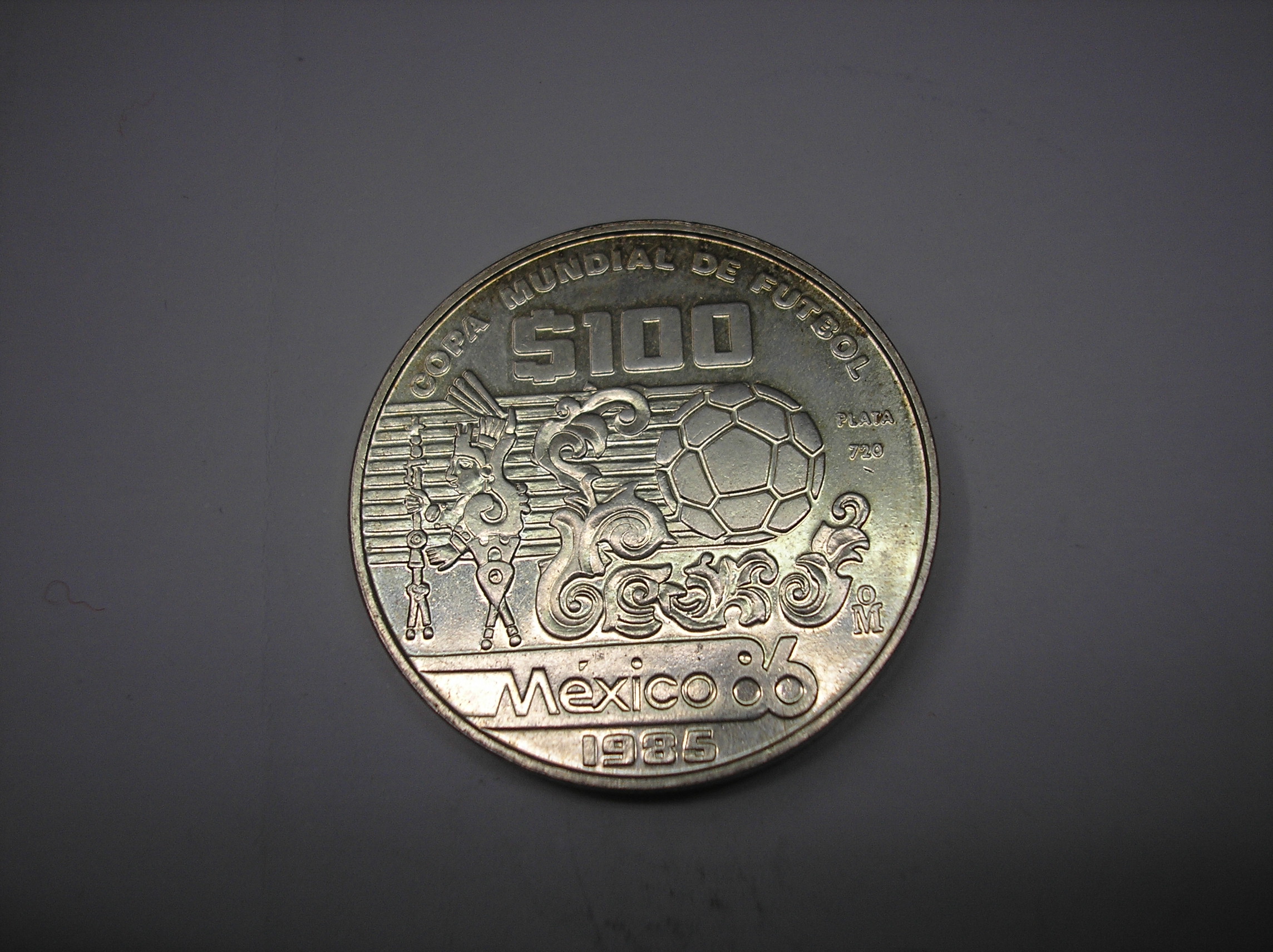MEXICO 100 PESOS PLATA 1985