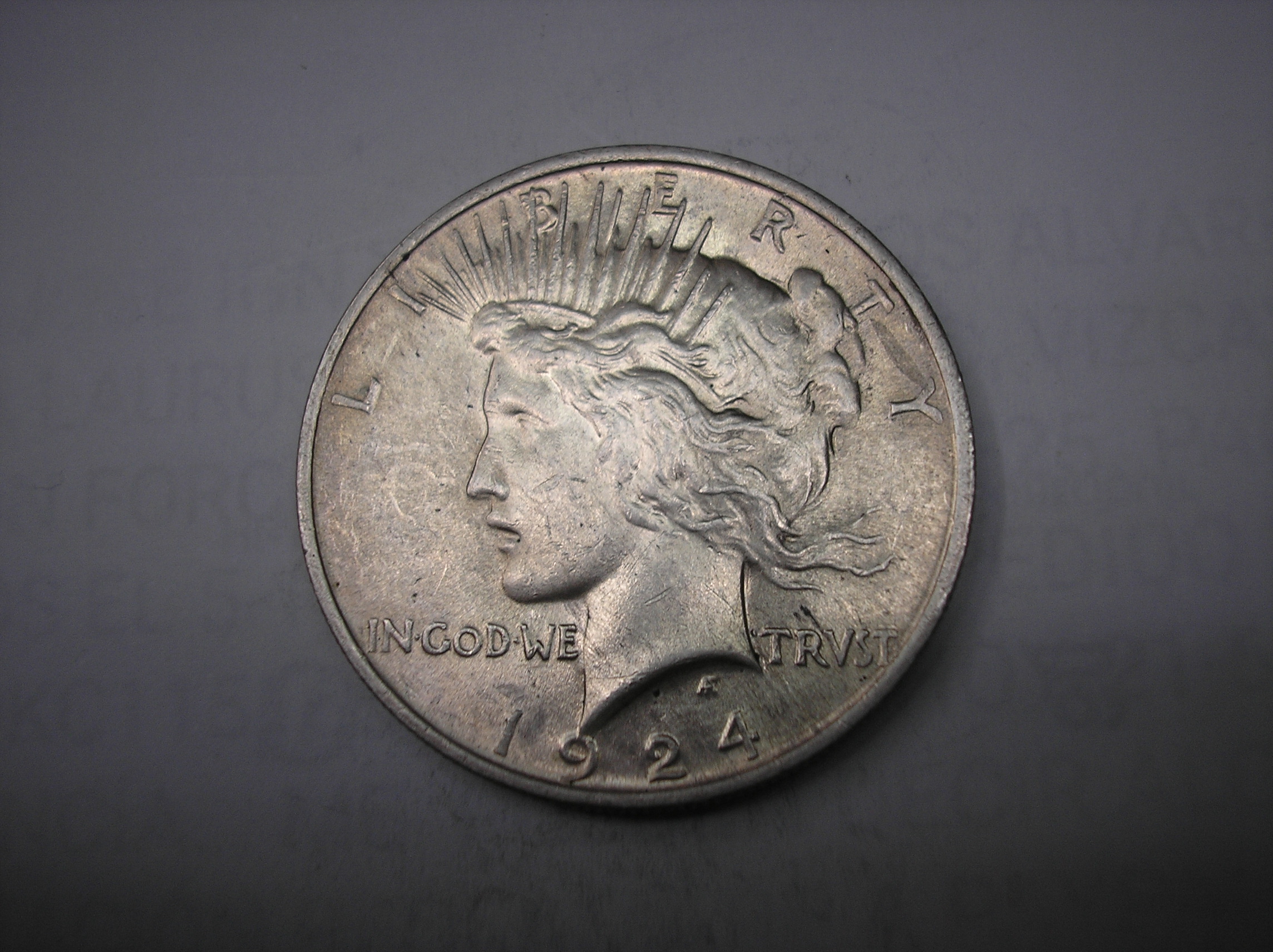 USA, 1 DOLAR DE PLATA PEACE DE 1924