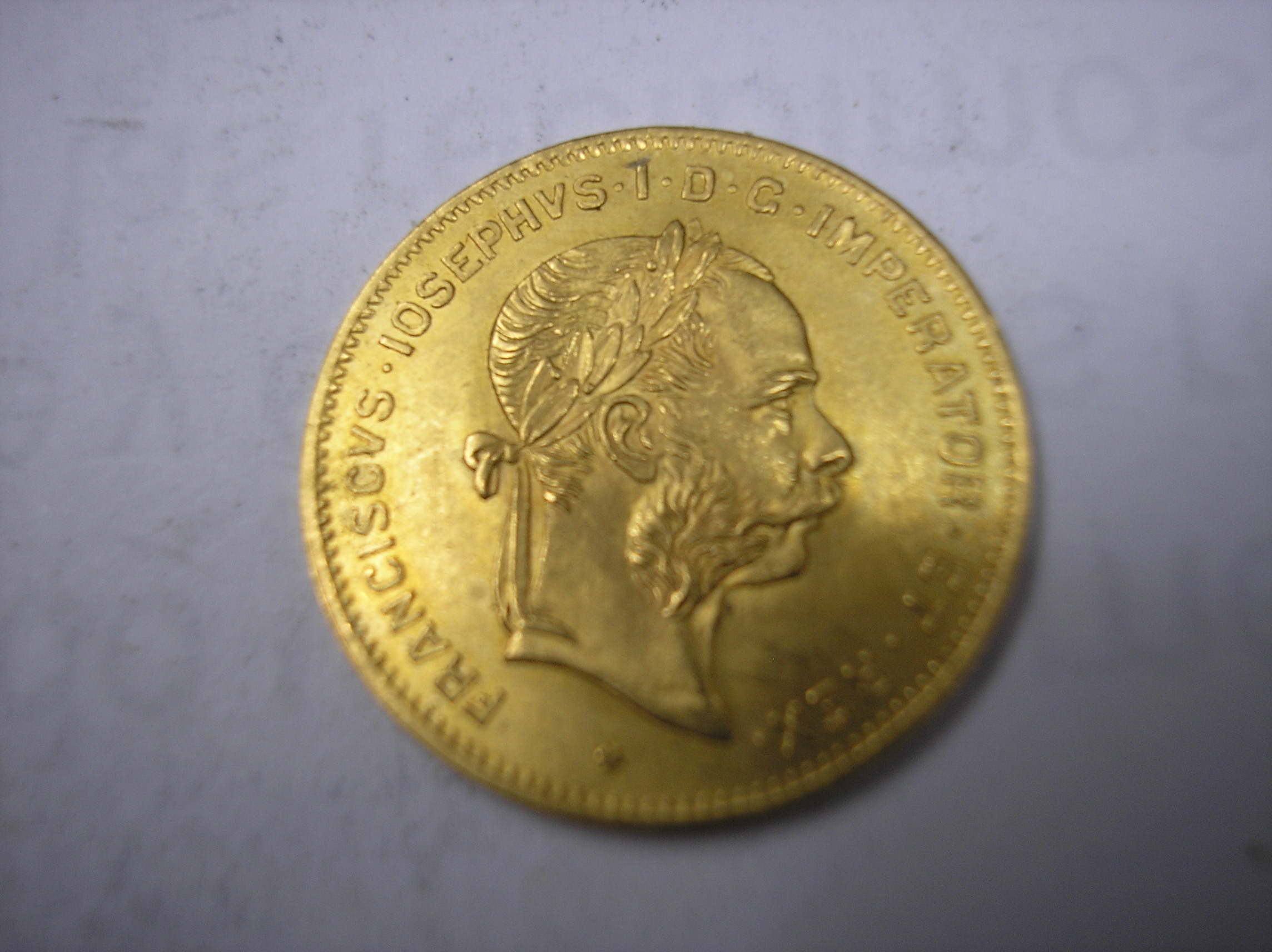 AUSTRIA,4 FLORINES =10 FRANCOS DE ORO DE 1892