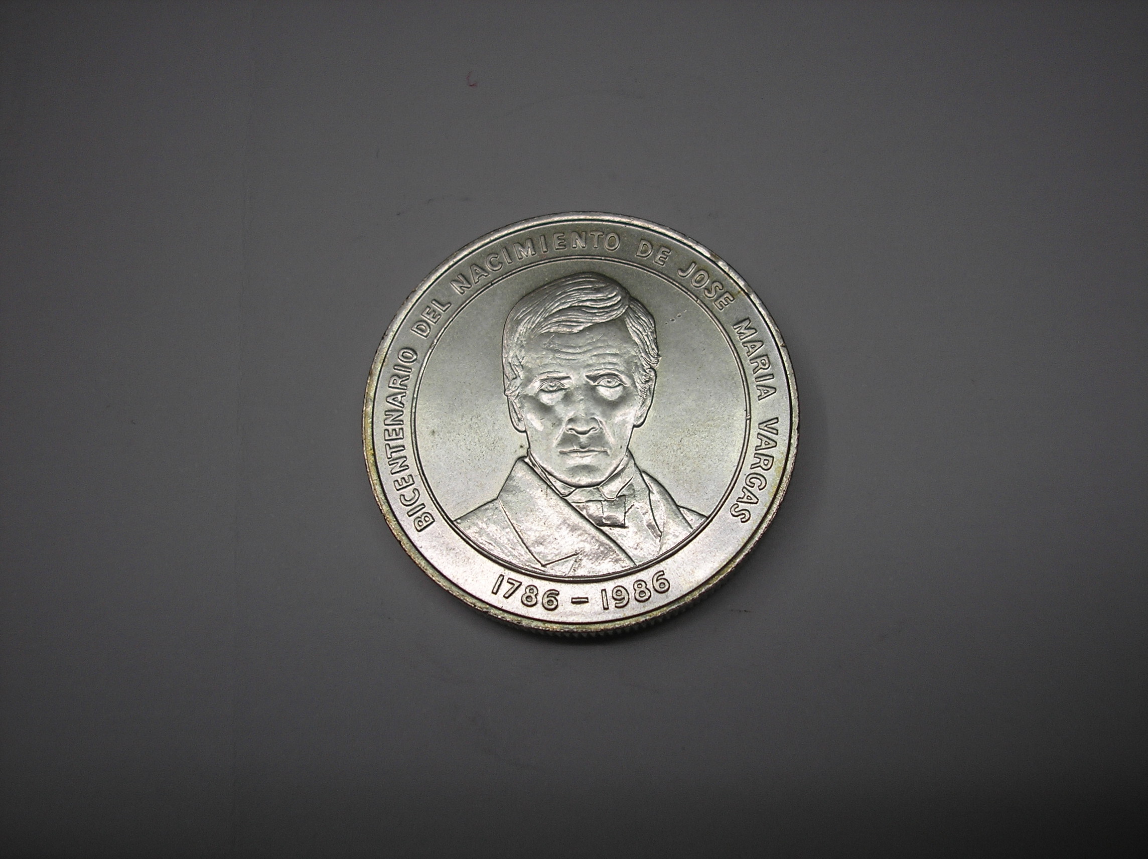 venezuela 100 bolivares plata 1986