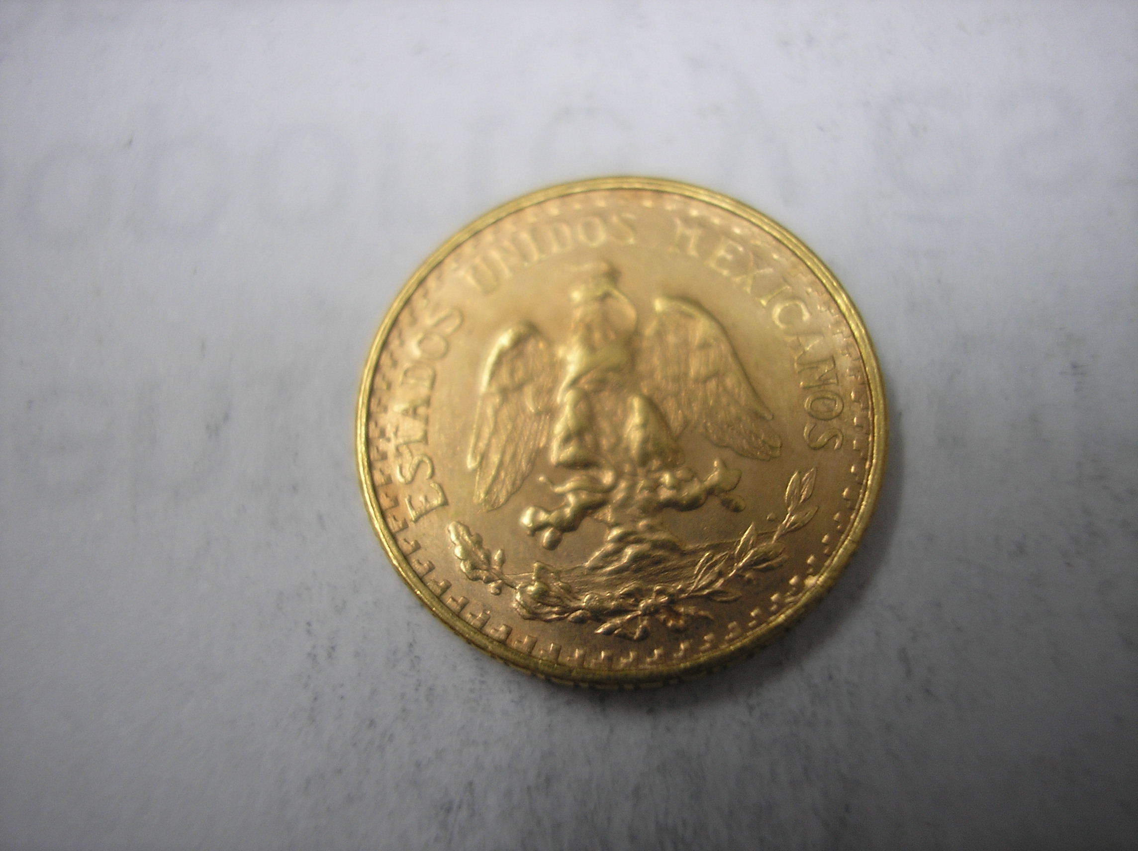 M�XICO, 2 PESOS DE ORO DE 1944