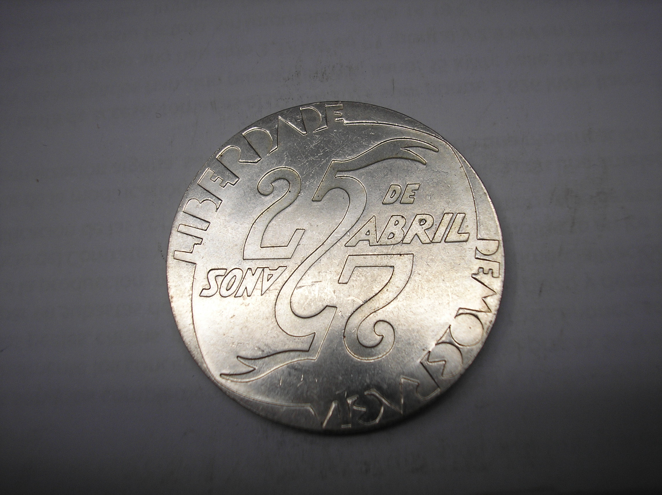 PORTUGAL ,1000 ESCUDOS DE PLATA DE 1999.ANIVERSARIO