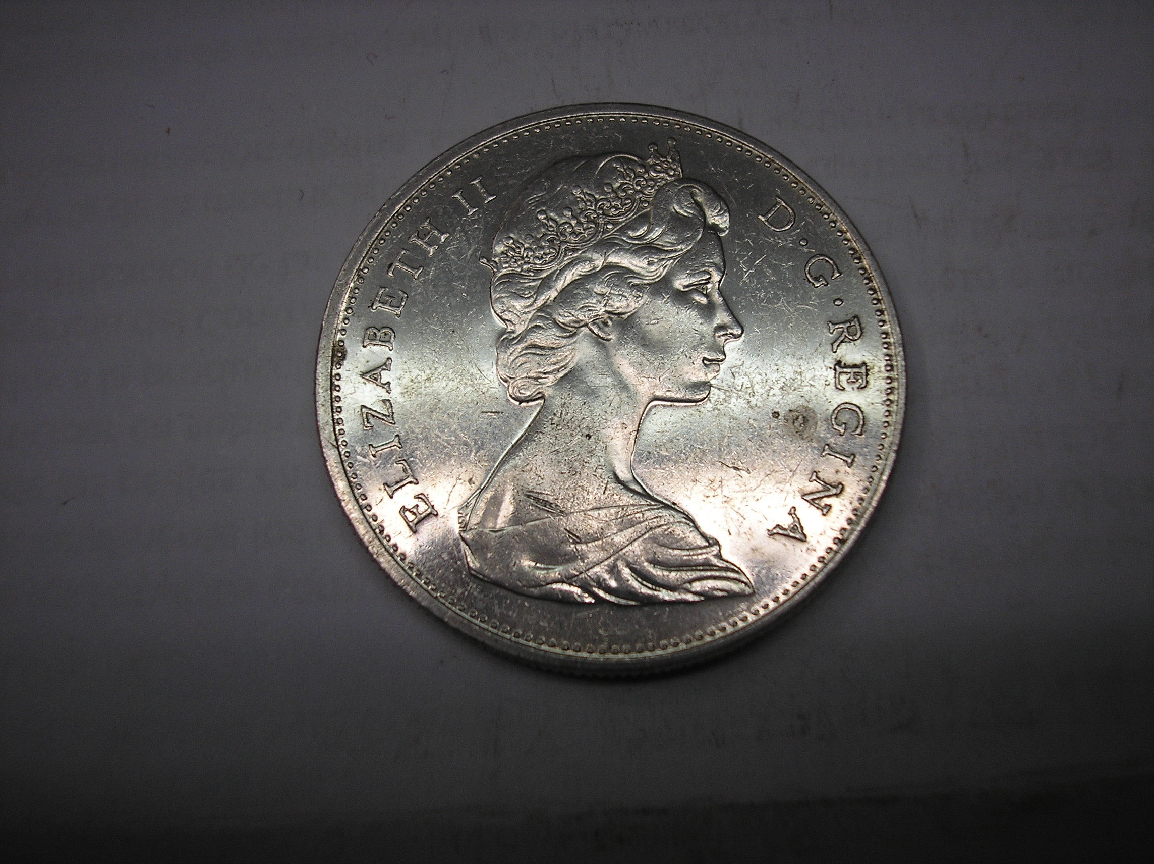 CANADA, 1 DOLAR DE PLATA DE 1965. CANOA DE NATIVOS