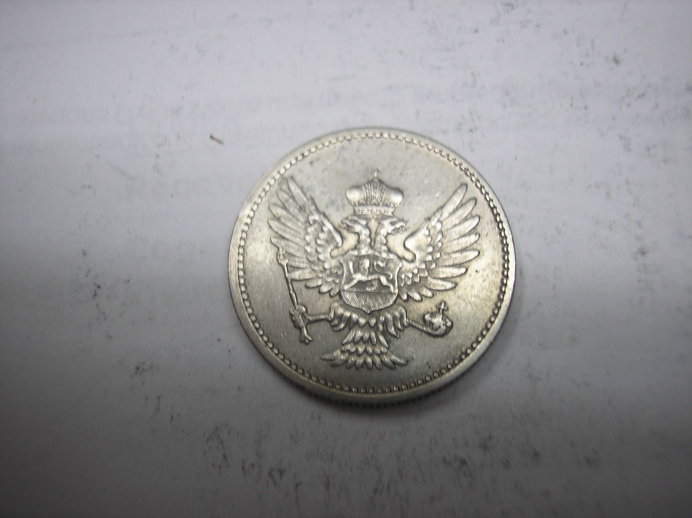 MONTENEGRO,10 PASA DE METAL DE  1908