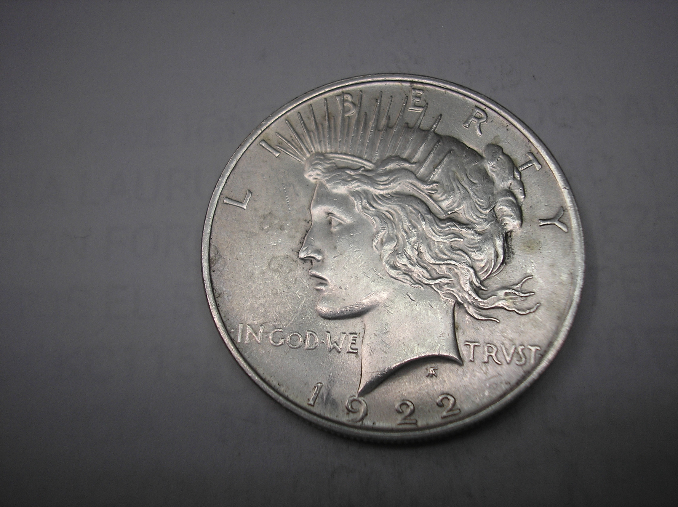 USA, 1 DOLAR DE PLATA PEACE DE 1922