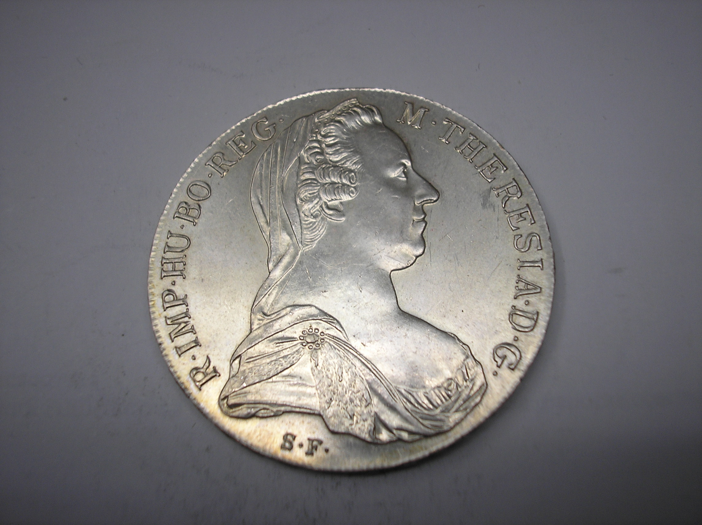AUSTRIA COPIA 1 THALER DE PLATA DE 1780.Mª TERESA