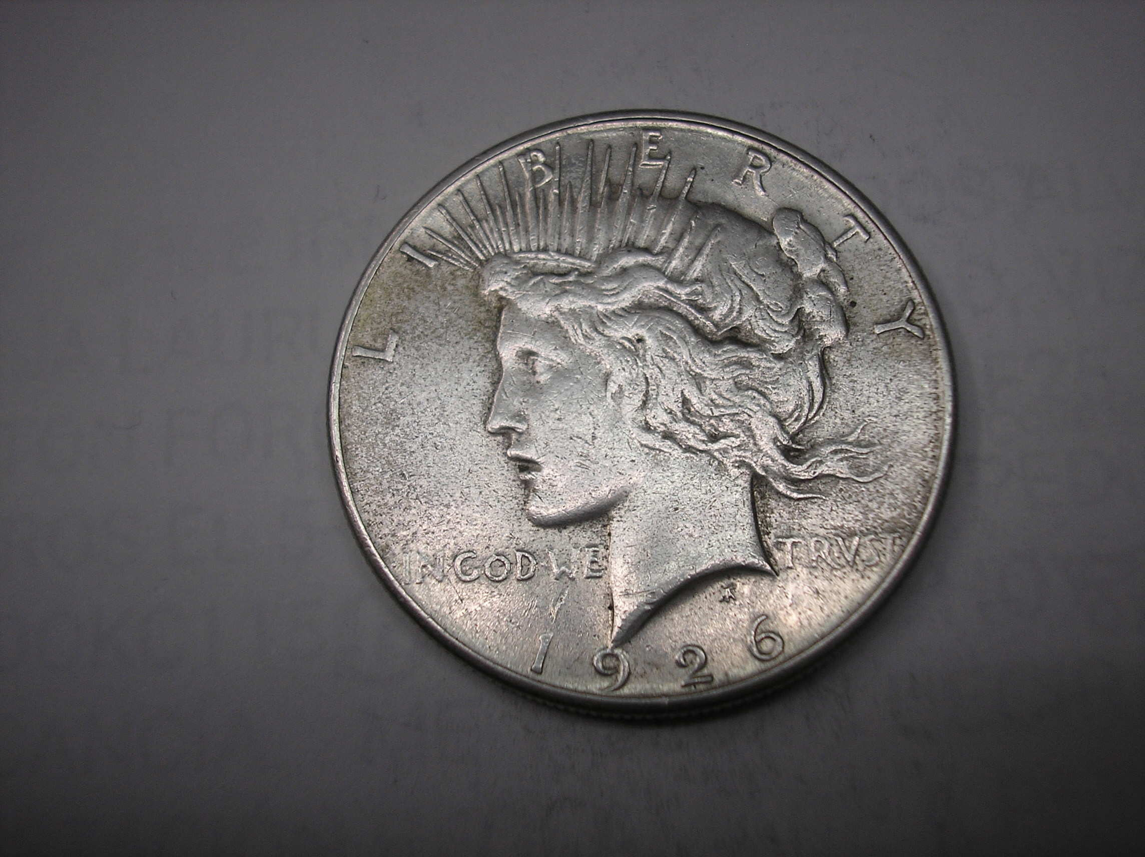 USA, 1 DOLAR DE PLATA PEACE DE 1926 S
